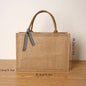 Linen Ribbon Tote – Simple, Spacious & Everyday Chic