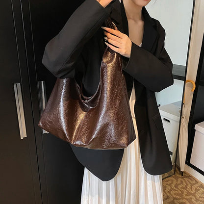 LEFTSIDE PU Shoulder Hobo