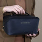 Luxury Travel Makeup Organizer – Zippered Cosmetic & Toiletry Storage Bag for Women