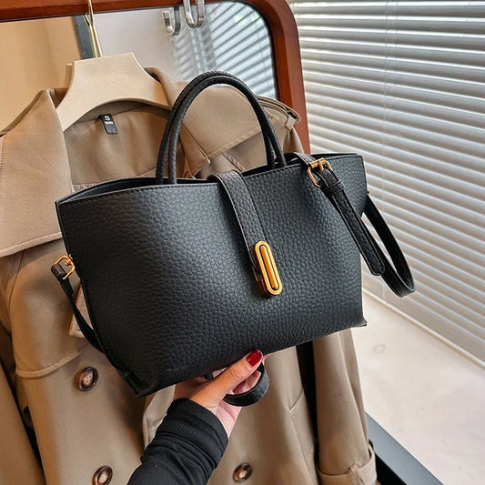 Lychee Leather Tote – Chic, Versatile & Effortlessly Stylish