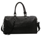 Waterproof  Leather Travel Duffel – Large Capacity Candy Color Shoulder & Gym Bag for Women