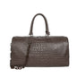 Waterproof  Leather Travel Duffel – Large Capacity Candy Color Shoulder & Gym Bag for Women