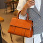 Genuine Cowhide Leather Tote – High-Quality Large Capacity Shoulder & Crossbody Bag for Women