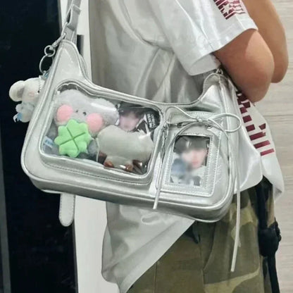 Y2K Transparent Ita Bag