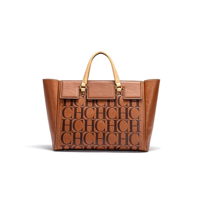 CHCH Embossed Handbag – Spacious, Stylish & Business-Ready