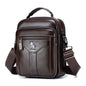 Classic Retro Men’s Cowhide Crossbody Bag