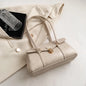 Vintage England-Style Leather Bag – Retro Red Underarm Tote & Commuter Shoulder Purse for Women