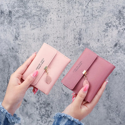 New Korean Version of The Simple Small Wallet Tri-fold Coin Bit Money Clip Coin Purse Cross-border Short Ladies Wallet