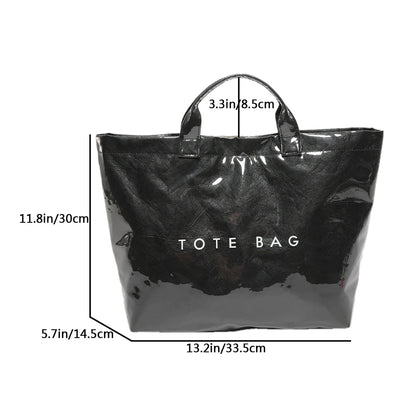 Large Capacity Tote – Chic, Durable & Commute-Ready"