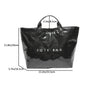 Large Capacity Tote – Chic, Durable & Commute-Ready"