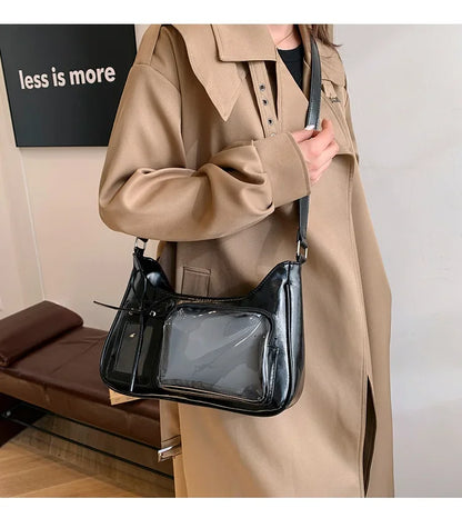 Y2K Transparent Ita Bag