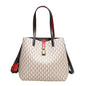 CH Premium Leather Crossbody – Large Letter Print Tote for Daily Commute