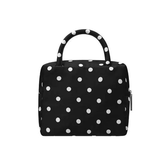 Y2K Polka Dot Pouch – Vintage Style & Korean Trend Vibes