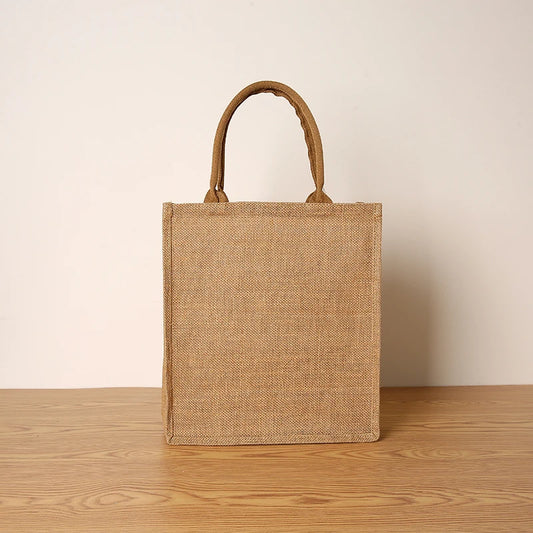 Linen Ribbon Tote – Simple, Spacious & Everyday Chic