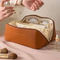 Luxury Travel Makeup Organizer – Zippered Cosmetic & Toiletry Storage Bag for Women