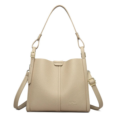 Hand Top-Handle Bags for Women 2025 High Quality Pu Leather Purse Ladies Shoulder Crossbody Bag Medium Casual Tote KAIDIFEINIROO