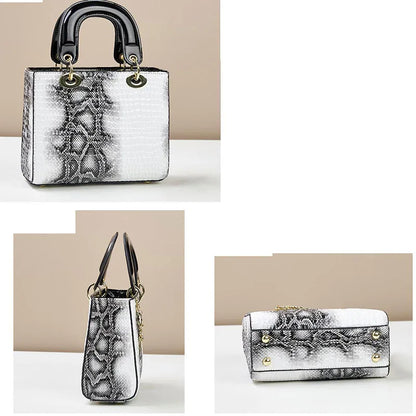 Large-Capacity Shoulder Bag – Patterned Crossbody & Bucket Handbag for Women