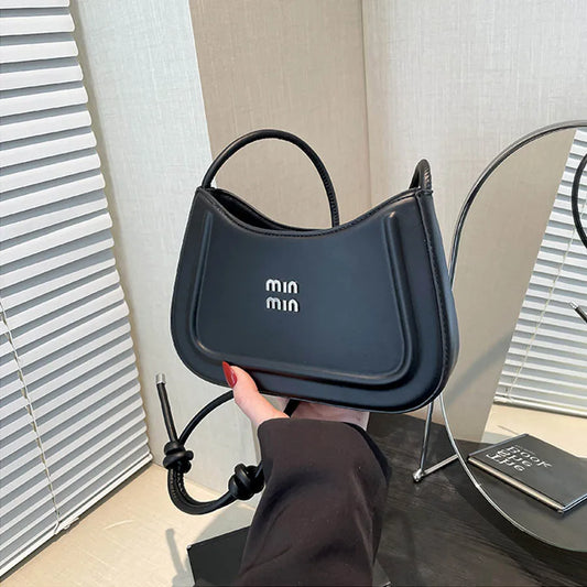 Korean Style Crescent Bag – High-End Multifunctional Shoulder & Crossbody Handbag for Women