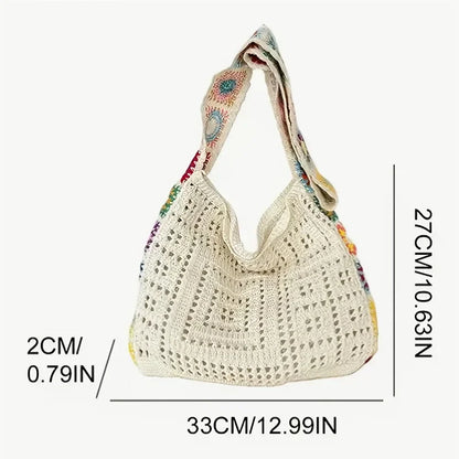 Lightweight Summer Knitted Shoulder Bag