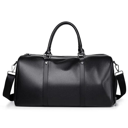 Retro Waterproof Duffel – Large Capacity Bag for Short Trips, Sports & Motorcycle Training