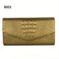 Crocodile Print Clutch – Stylish Large-Capacity Crossbody Bag for Women