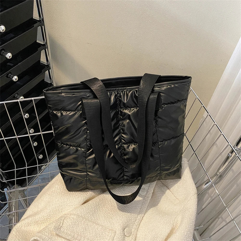 Quilted Cotton Tote Bag