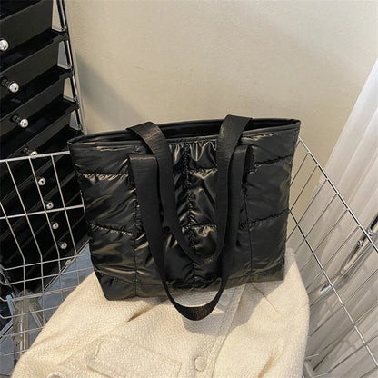 Quilted Cotton Tote Bag