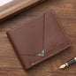 Men’s Slim Bifold Wallet – Leather Money Clip with Multi-Card & ID Holder