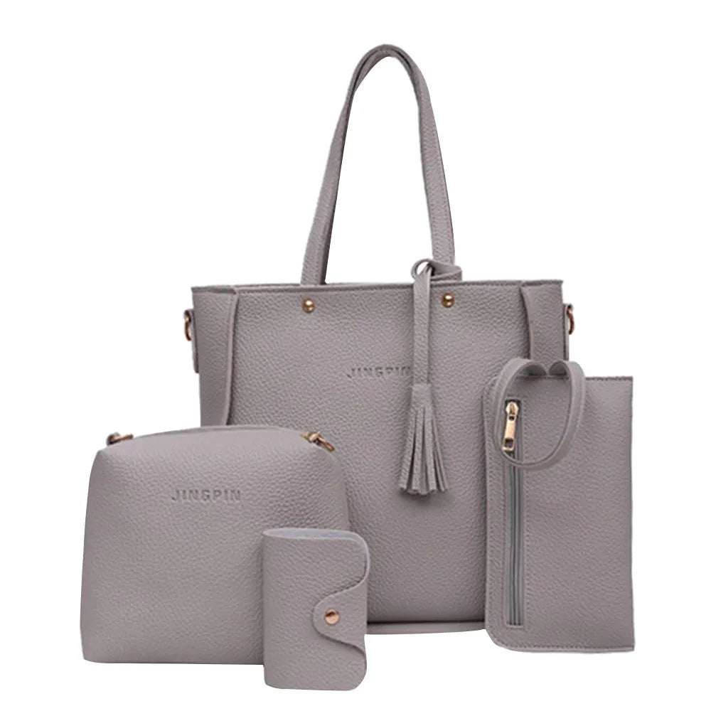 Lychee Pattern 4-Piece Set – Chic, Vintage-Inspired & Versatile