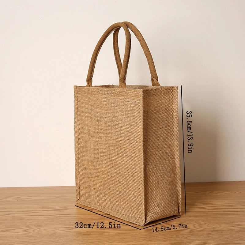 Linen Ribbon Tote – Simple, Spacious & Everyday Chic