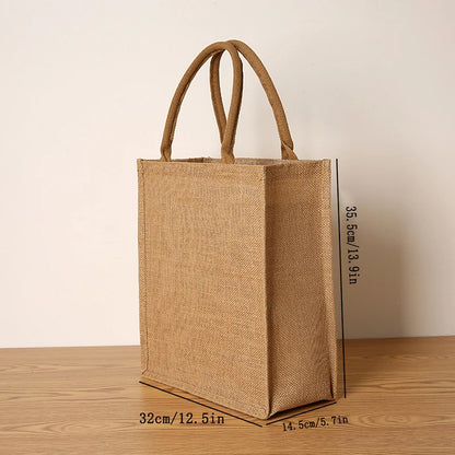 Linen Ribbon Tote – Simple, Spacious & Everyday Chic