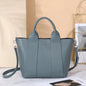 Genuine Leather Commuter Tote – Luxury Designer Shoulder & Crossbody Handbag for Women