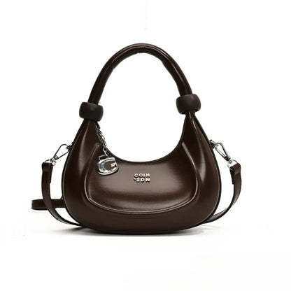 Low-Key Luxury Crescent Bag – High-End Summer Underarm & Shoulder Messenger