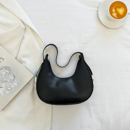 Soft Leaher Curve Hobo Purse