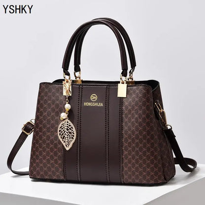 New  Bucket Bag – Large-Capacity Patterned Shoulder & Crossbody Handbag for Women