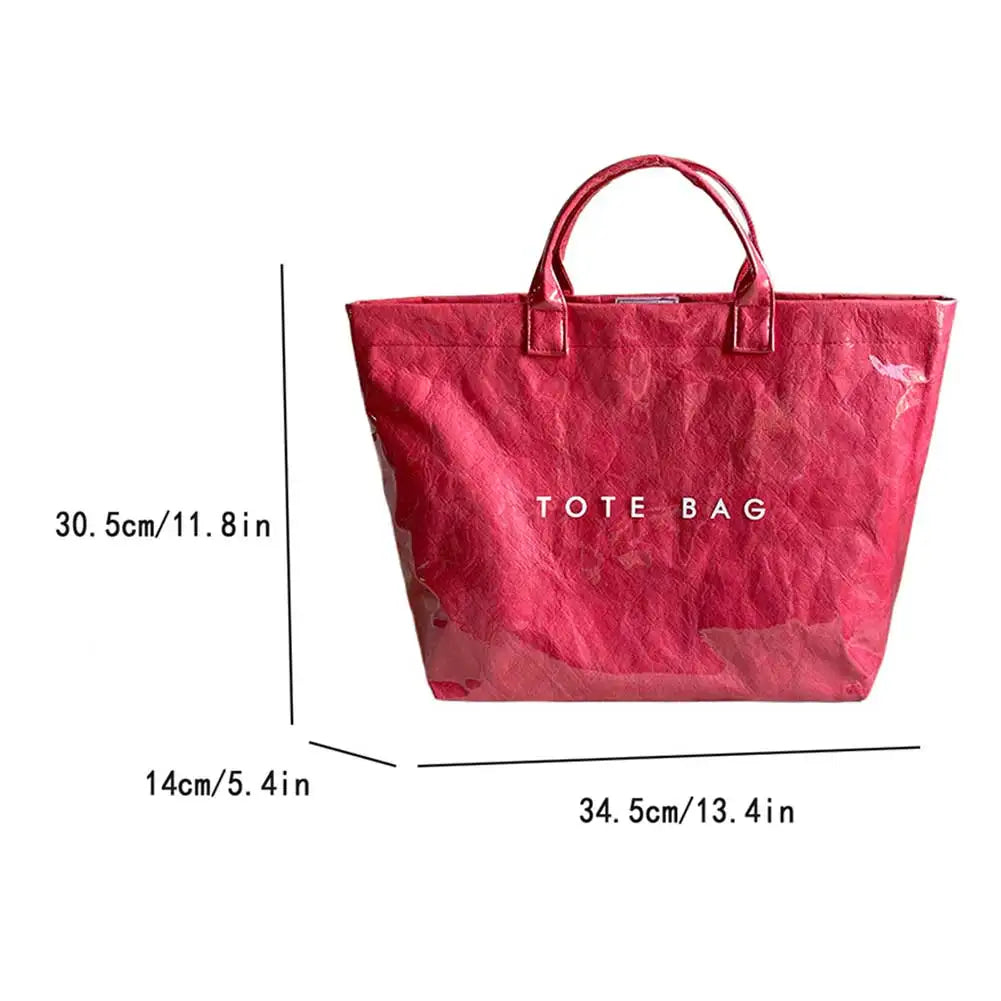 Large Capacity Tote – Chic, Durable & Commute-Ready"