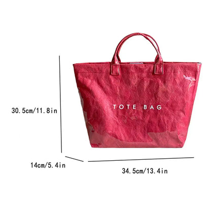 Large Capacity Tote – Chic, Durable & Commute-Ready"