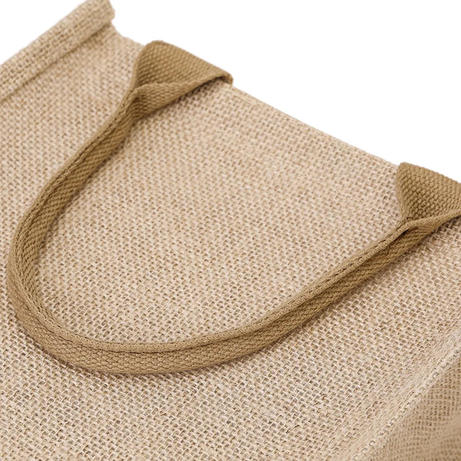 Linen Ribbon Tote – Simple, Spacious & Everyday Chic