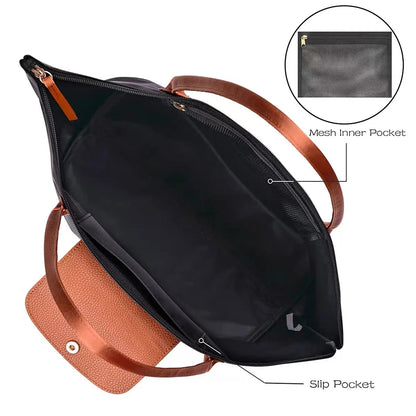 Waterproof Oxford Tote – Durable, Spacious & Commute-Ready