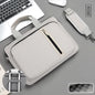 Double-walled shock-resistant water laptop bag carrying shoulder crossbody business briefcase