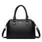 Multi-Pocket Soft Leather Tote – Luxury Designer Shoulder & Crossbody Bag for Women