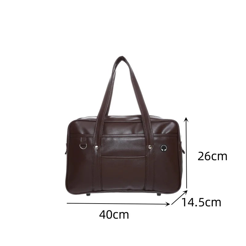 JK Style PU Schoolbag – Waterproof, Durable & Cosplay-Ready