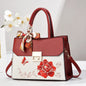 Embroidered Leather Crossbody – High-Quality Casual Shoulder Purse for Women