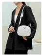 Diamond Triple-Layer Square Bag – Leather Crossbody & Phone Clutch for Women