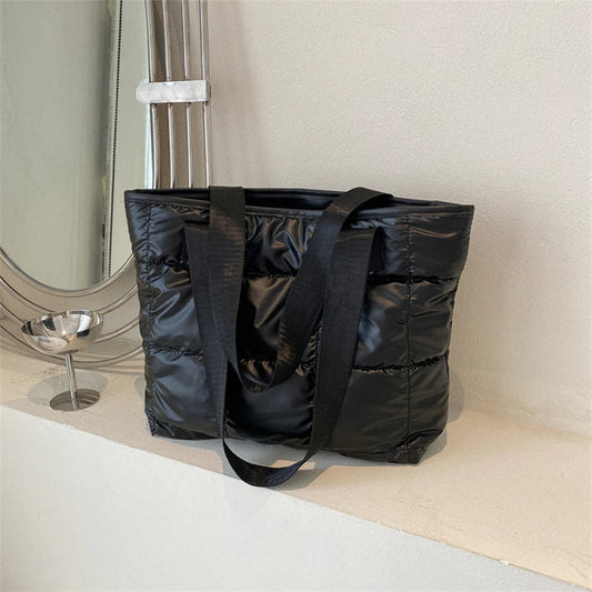 Quilted Cotton Tote Bag