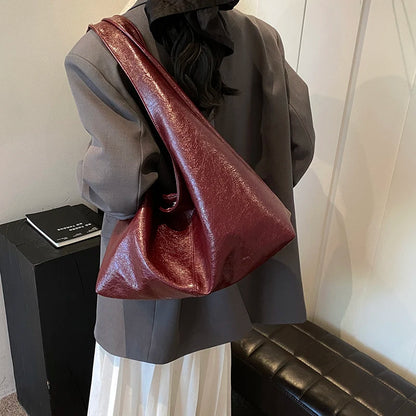 LEFTSIDE PU Shoulder Hobo
