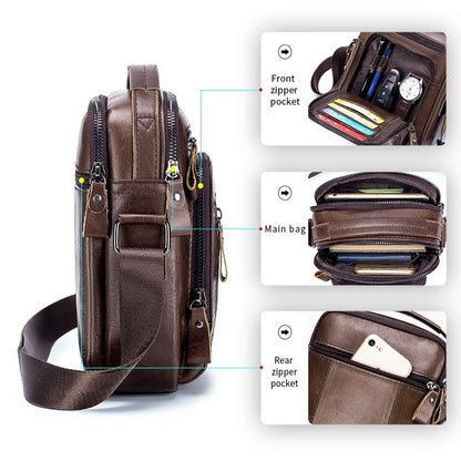 Genuine Leather Crossbody Bag