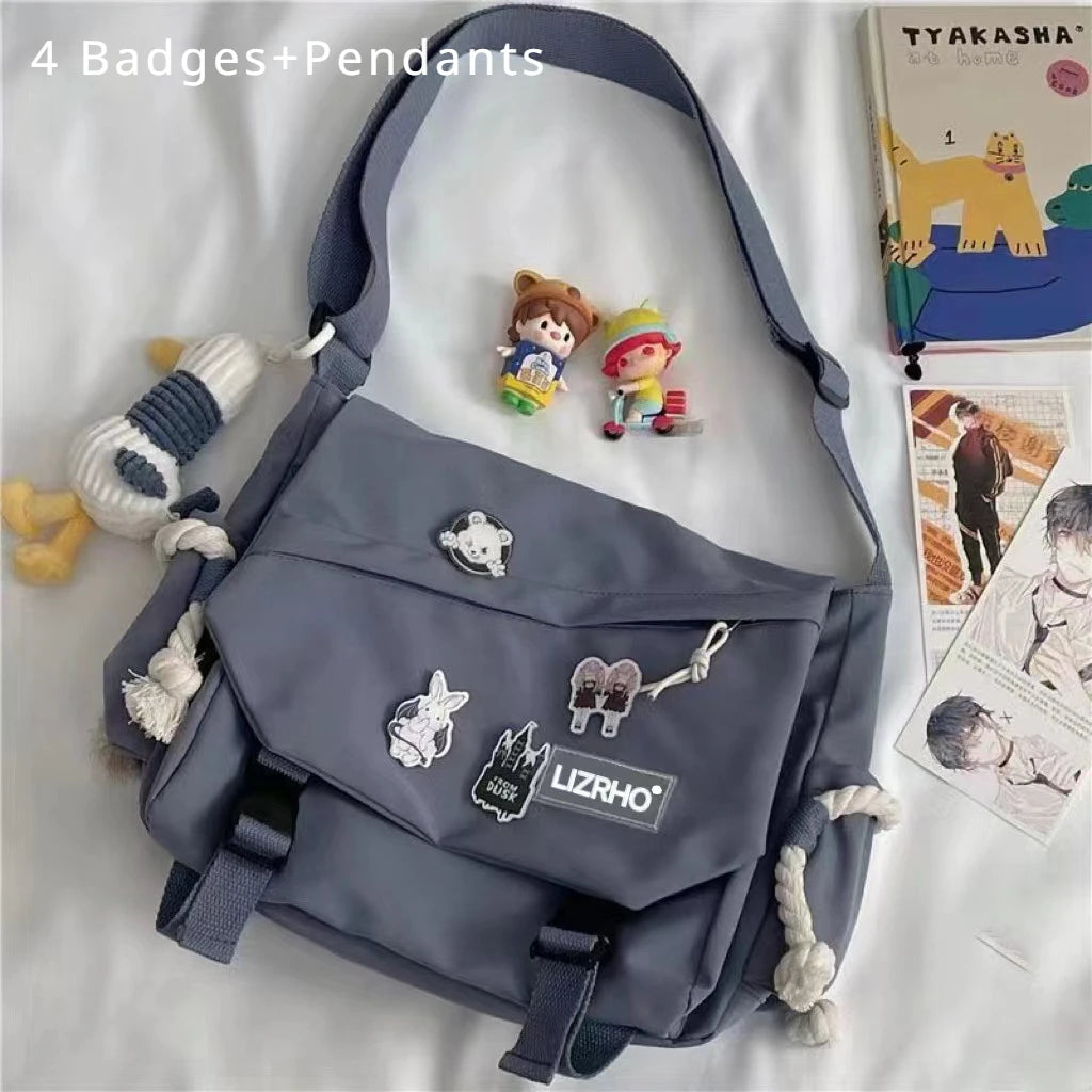 Retro Large Capacity Shoulder Tote