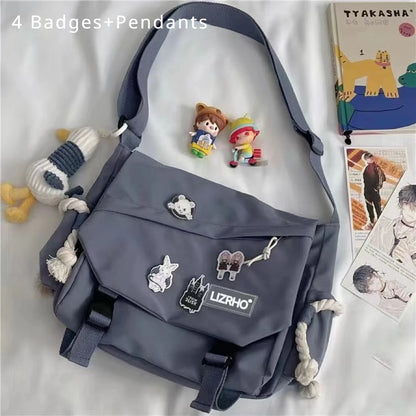 Retro Large Capacity Shoulder Tote