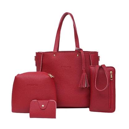 Lychee Pattern 4-Piece Set – Chic, Vintage-Inspired & Versatile
